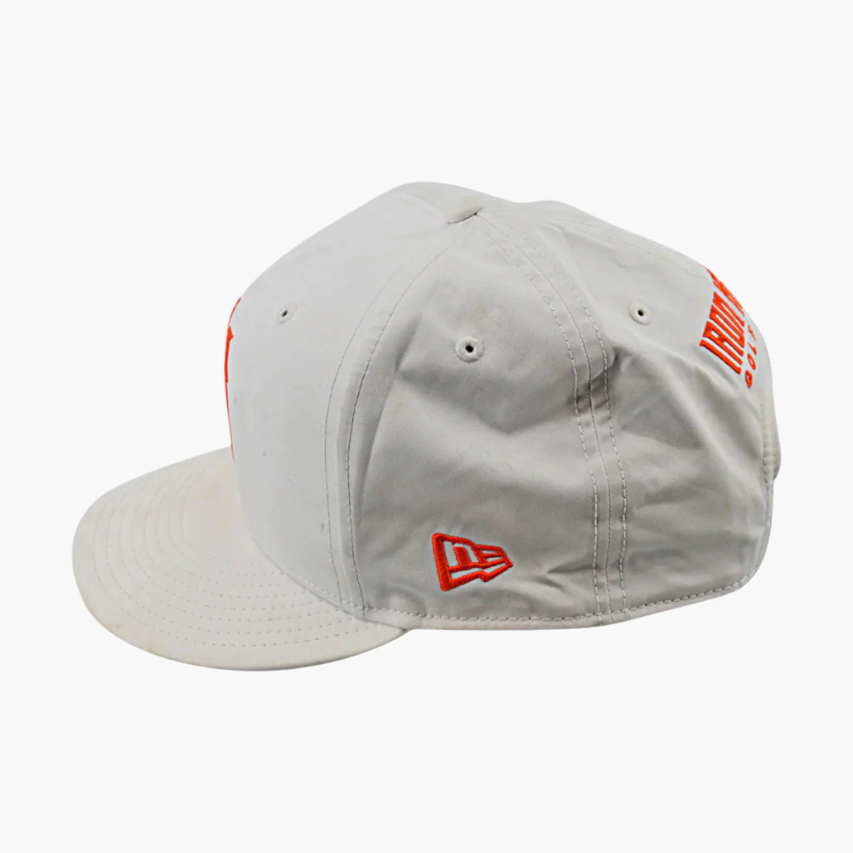 Danny Lee Team Iron Heads Match Used New Era Hat - Image 4