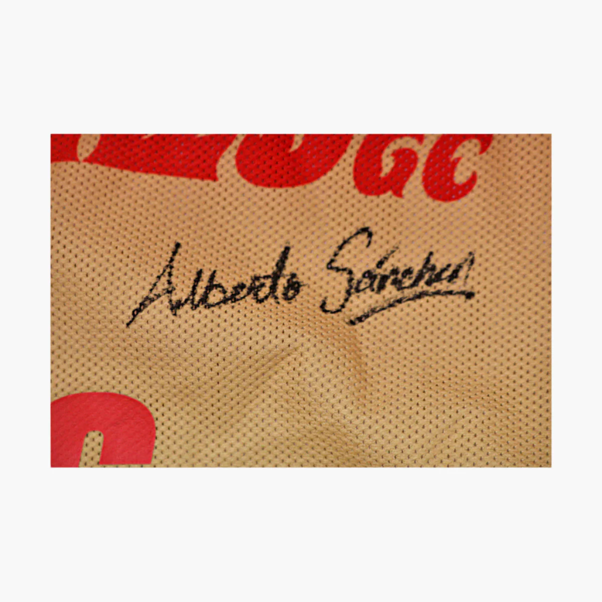 David Puig and Alberto Sanchez Team Fireballs Autographed Caddie Bib - Image 3