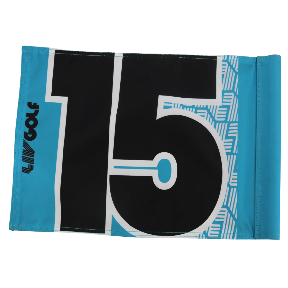 Joaquin Niemann LIV Golf Singapore 2025 Autographed Inscribed Hole #15 Pin Flag - Image 3