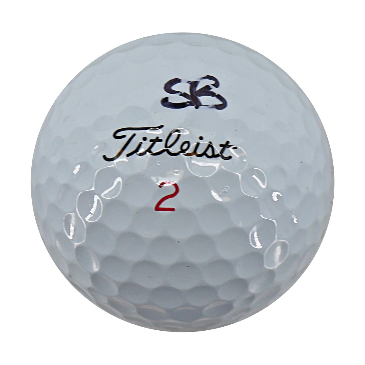 Lee Westwood Team Majesticks Match Used Titleist Pro V1X Golf Ball - Image 2