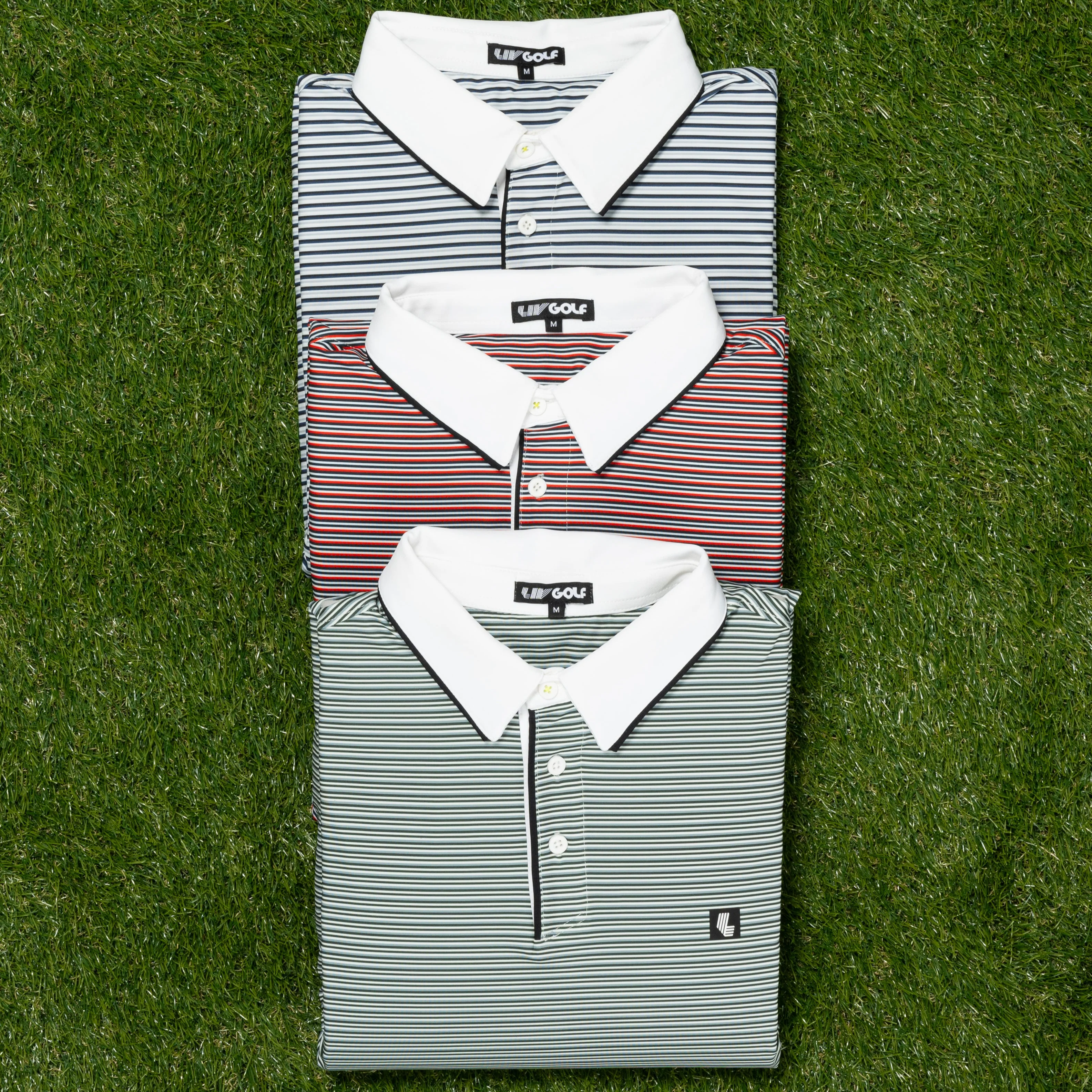 LIV Golf | Microstripe Polo - Image 4