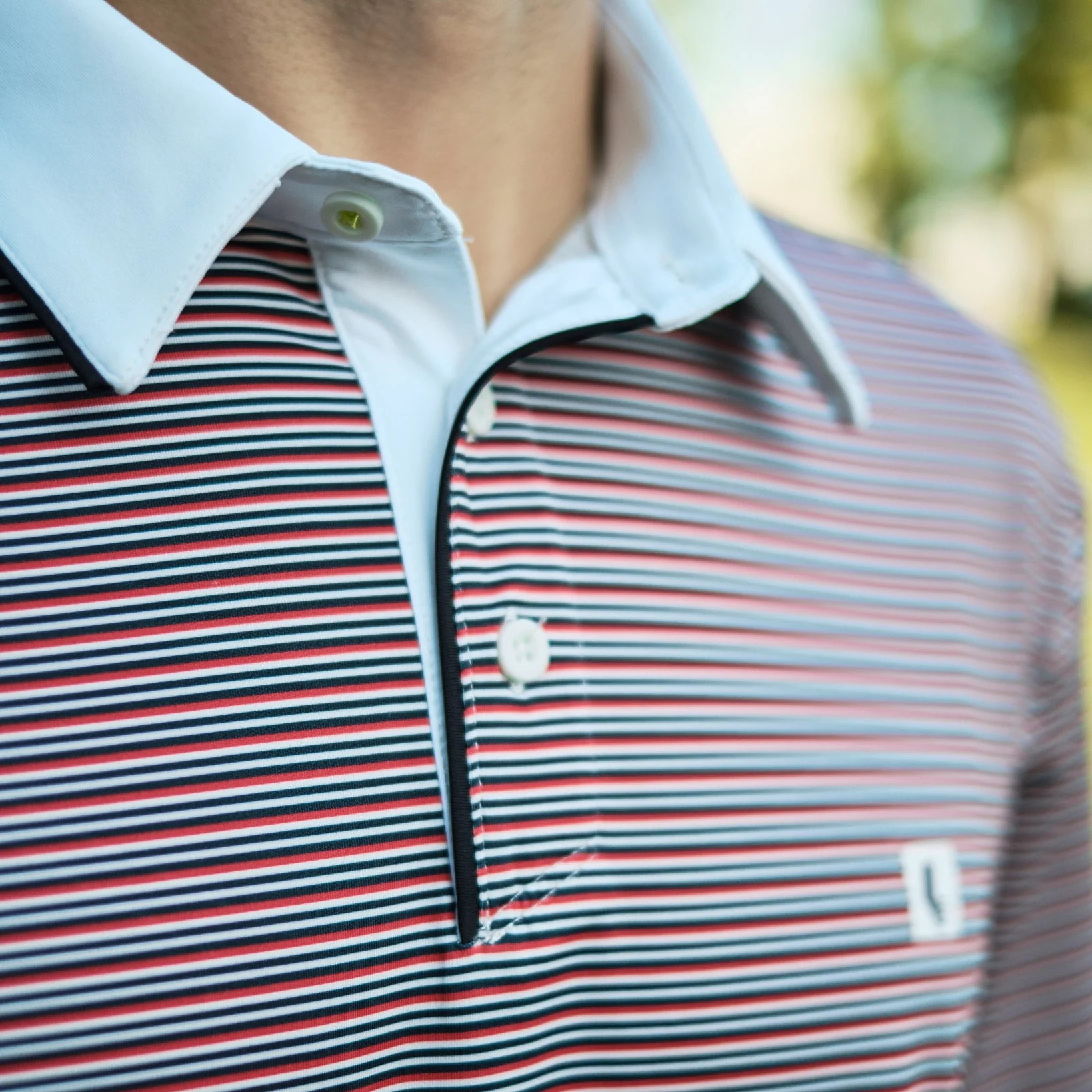 LIV Golf | Microstripe Polo - Image 6