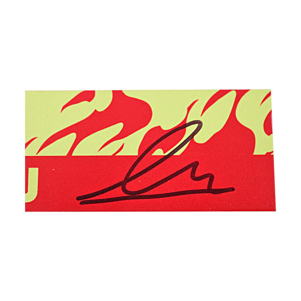 Luis Masaveu Team Fireballs Autographed Match Used Nametag - Image 2