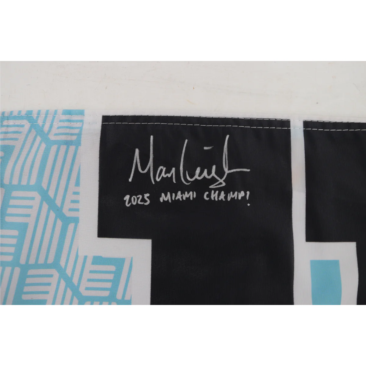Marc Leishman LIV Golf Miami 2025 Autographed Inscribed Hole #11 Pin Flag - Image 2