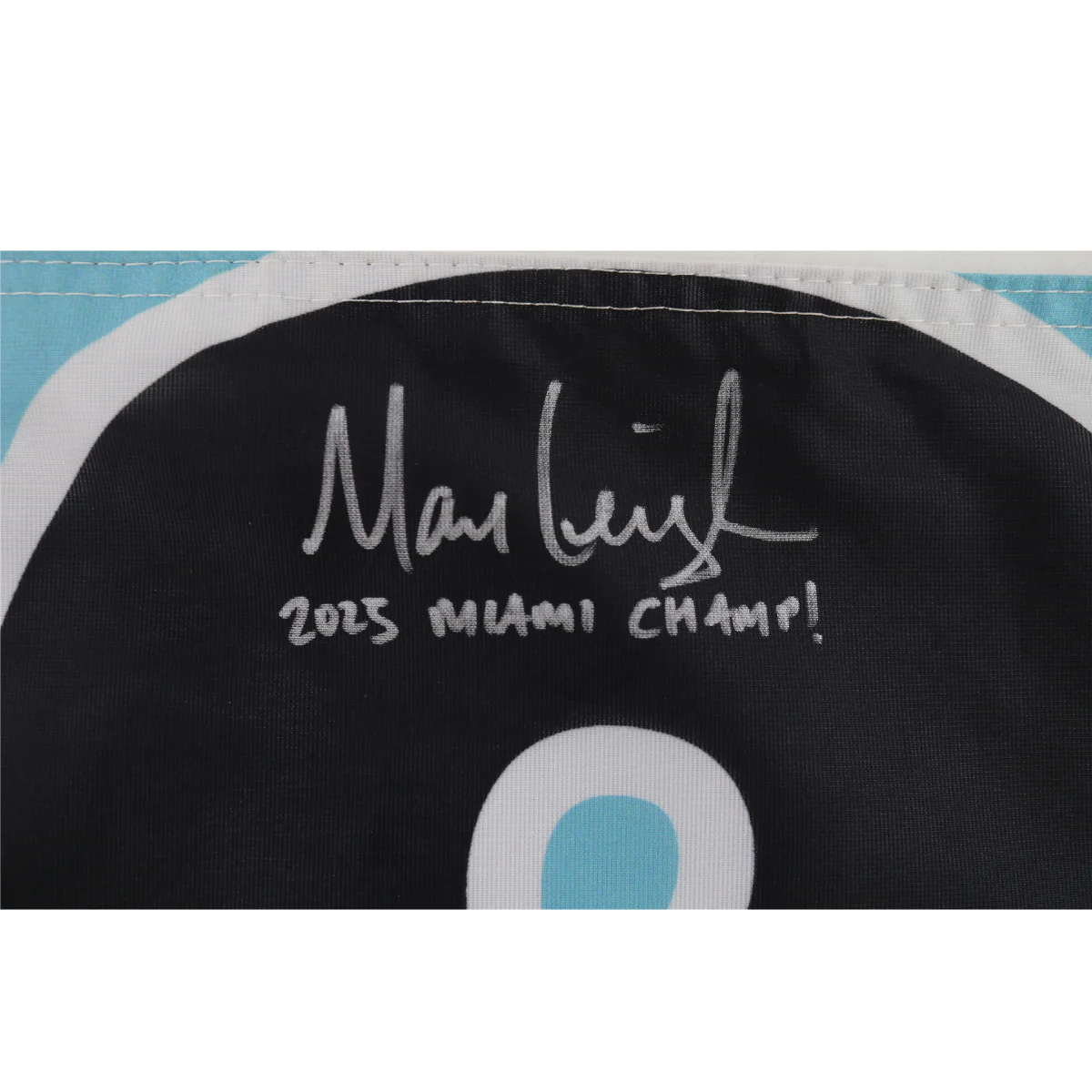 Marc Leishman LIV Golf Miami 2025 Autographed Inscribed Hole #12 Pin Flag - Image 2