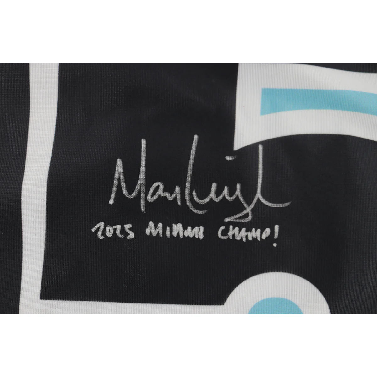 Marc Leishman LIV Golf Miami 2025 Autographed Inscribed Hole #15 Pin Flag - Image 2