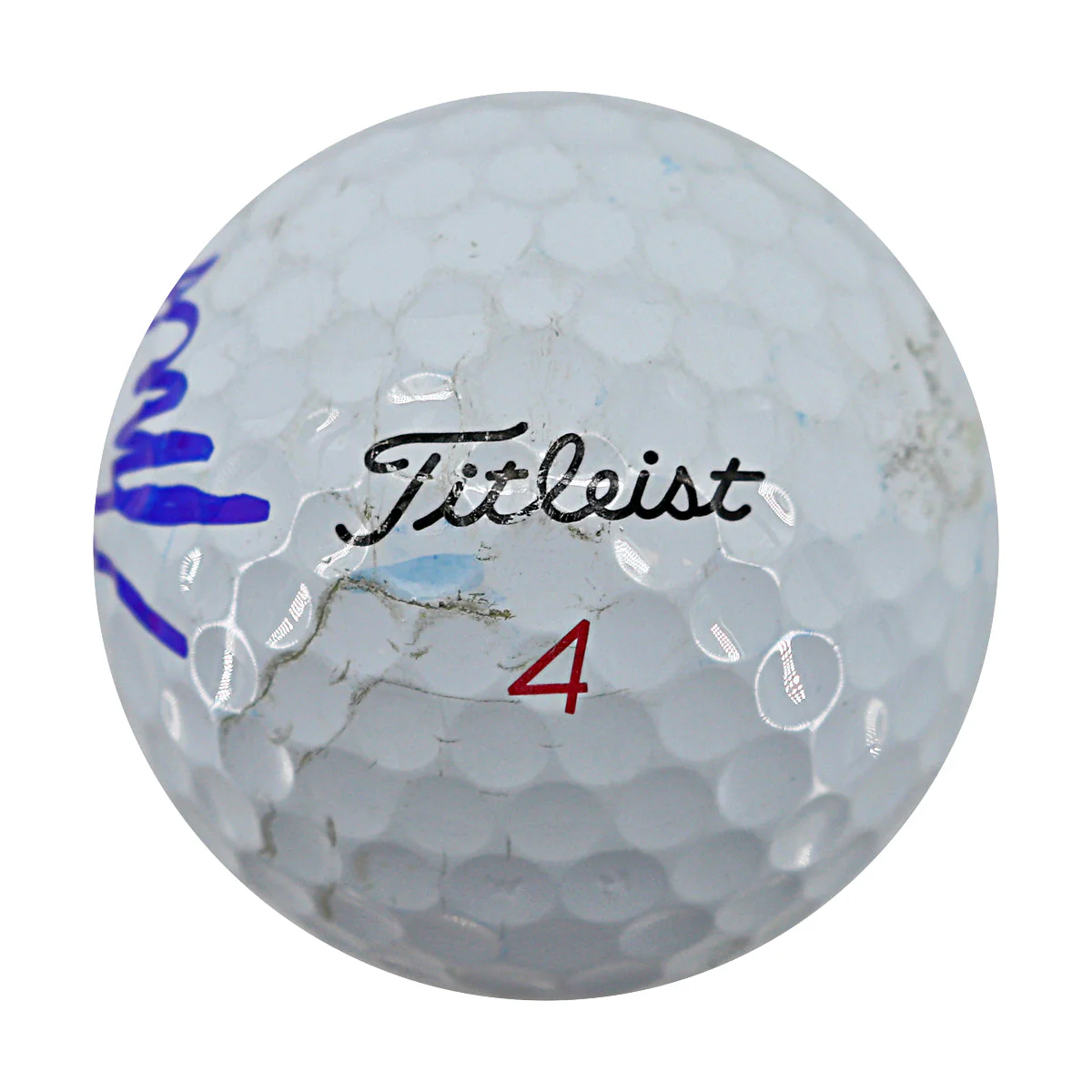 Mito Pereria Team Torque Autographed Match Used Titleist Pro V1x Golf Ball - Image 2
