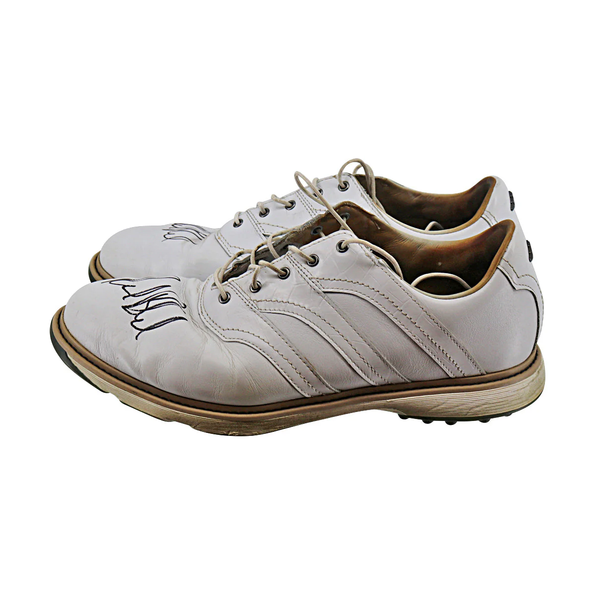 Richard Bland Team Cleeks Autographed LIV Michigan Event Worn Pair of Adidas Shoes (LIV Golf LOA) - Image 2