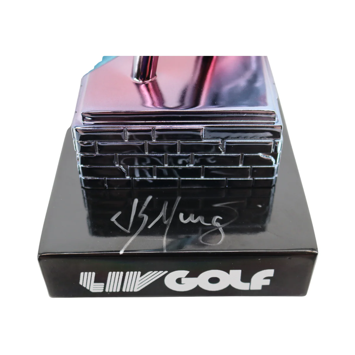 Sebastian Munoz LIV Golf Indianapolis 2025 Autographed L/E 18 of 60 Tee Marker - Image 5