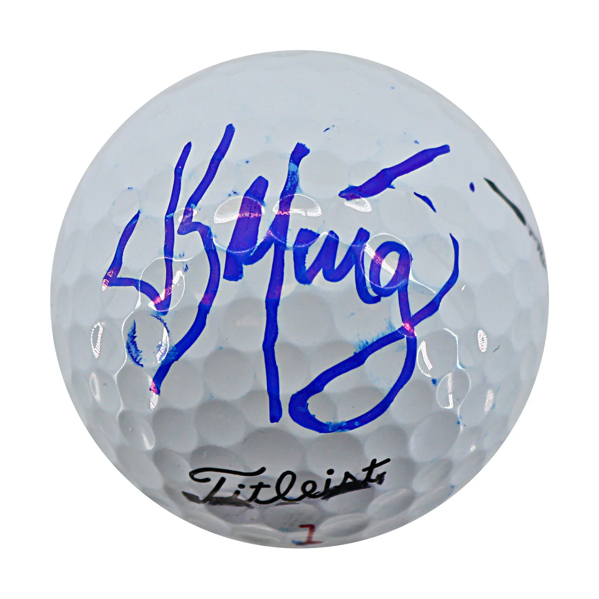 Sebastian Munoz Team Torque Autographed Match Used Titleist Pro V1x Golf Ball-1