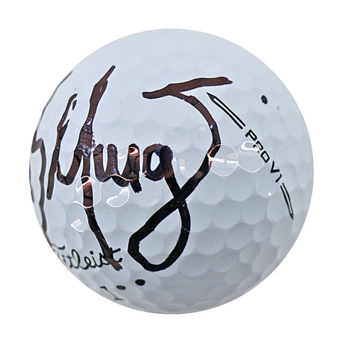Sebastian Munoz Team Torque Autographed Match Used Titleist Pro VIX Golf Ball - Image 2
