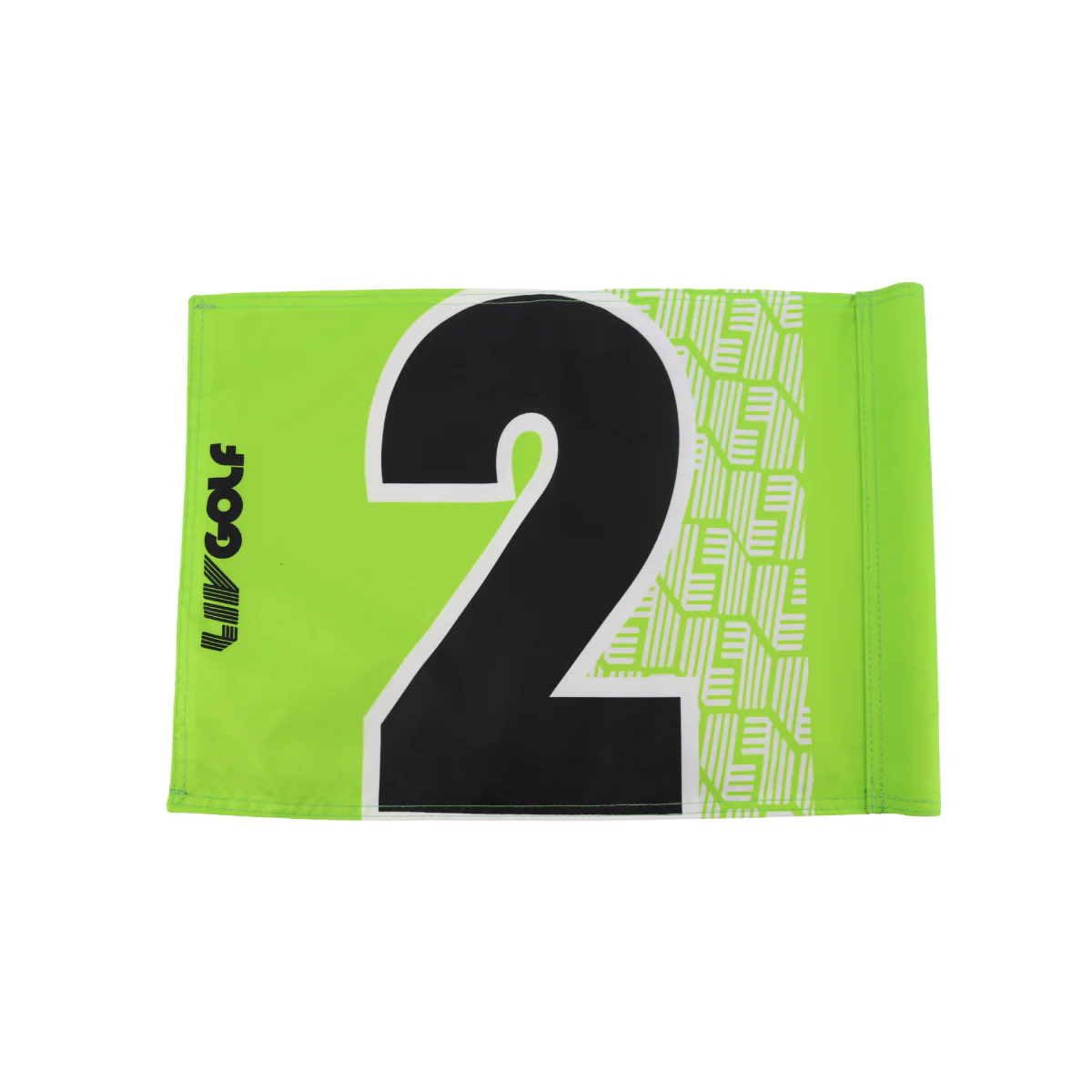 Sergio Garcia LIV Golf Hong Kong 2025 Autographed Inscribed Hole #2 Pin Flag - Image 2