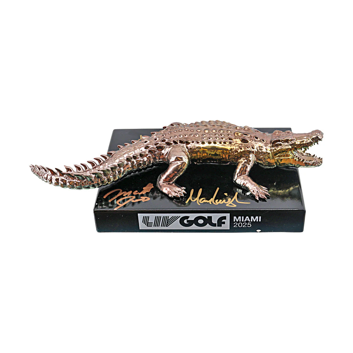 Team Ripper LIV Golf Miami 2025 Autographed L/E 6 of 60 Commemorative Tee Marker (CX Auth)