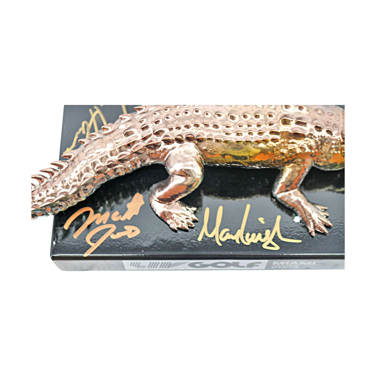 Team Ripper LIV Golf Miami 2025 Autographed L/E 6 of 60 Commemorative Tee Marker (CX Auth) - Image 2