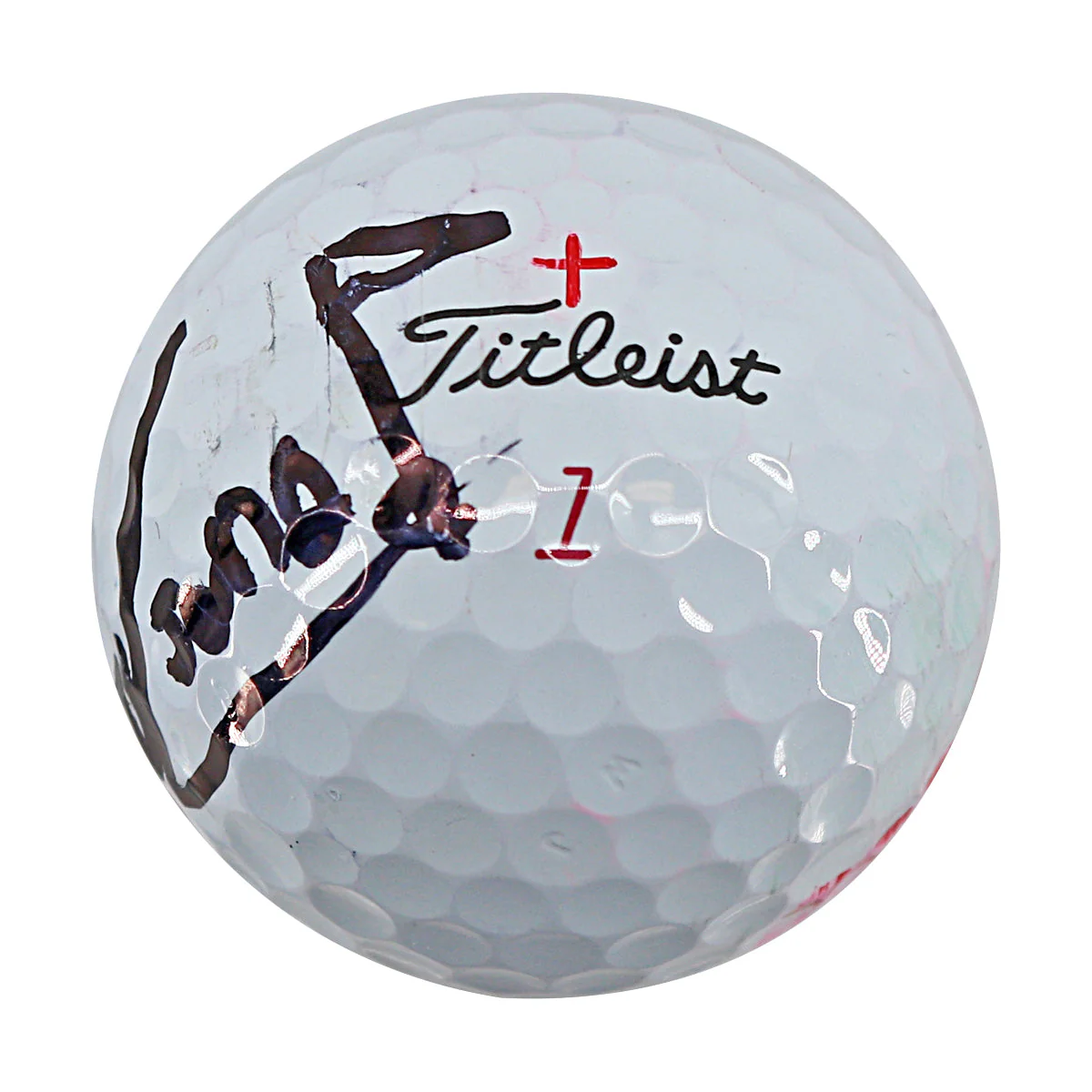 Yubin Jang Team Iron Heads Autographed Match Used Titleist Golf Ball - Image 2